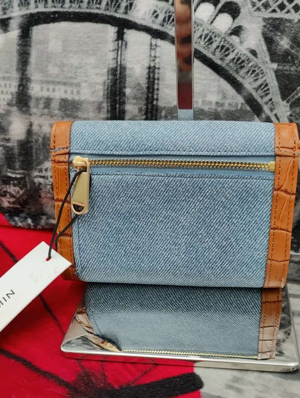 Brahmin Denim Starlet Collection Kerra Wallace